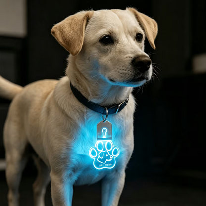 1pc Custom Pet Name Pet Luminous Tag